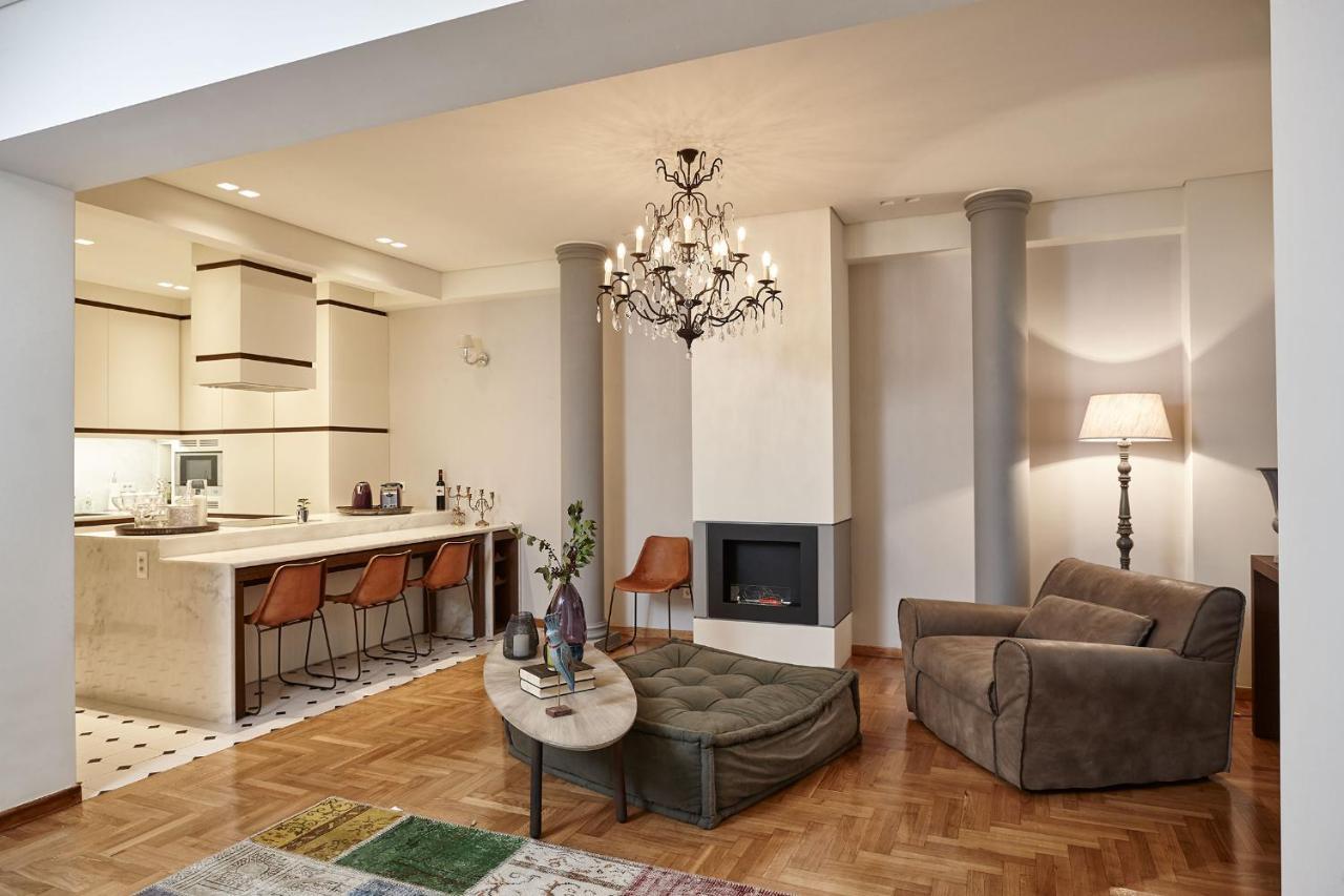 Kolonaki Square Elegant Apartment Atenas Exterior foto